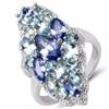 Image 1 : STERLING SILVER TANZANITE RING