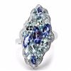 Image 2 : STERLING SILVER TANZANITE RING