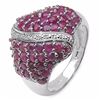 Image 3 : STERLING SILVER RUBY RING