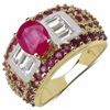 Image 1 : STERLING SILVER RUBY RING