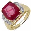 Image 1 : STERLING SILVER RUBY RING