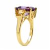 Image 3 : STERLING SILVER BRAZIL AMETHYST AND CITRINE RING