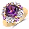 Image 1 : STERLING SILVER AFRICAN AMETHYST RING
