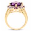 Image 2 : STERLING SILVER AFRICAN AMETHYST RING