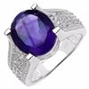 Image 1 : STERLING SILVER AFRICAN AMETHYST RING