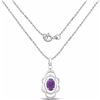 Image 2 : STERLING SILVER AFRICAN AMETHYST PENDANT