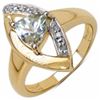 Image 1 : STERLING SILVER AQUAMARINE RING