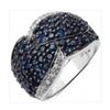 Image 1 : STERLING SILVER BLUE SAPPHIRE RING