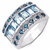 Image 1 : STERLING SILVER BLUE TOPAZ RING