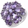 Image 1 : STERLING SILVER AFRICAN AMETHYST RING