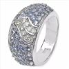 Image 2 : STERLING SILVER TANZANITE RING