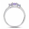 Image 2 : STERLING SILVER TANZANITE RING