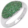 Image 1 : STERLING SILVER SAKOTA EMERALD RING