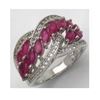 Image 1 : STERLING SILVER RUBY RING
