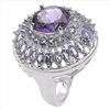 Image 2 : STERLING SILVER BRAZILIAN AMETHYST RING
