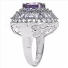 Image 3 : STERLING SILVER BRAZILIAN AMETHYST RING