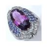 Image 1 : STERLING SILVER AFRICAN AMETHYST RING