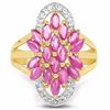 Image 3 : STERLING SILVER RUBY RING