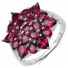 Image 1 : STERLING SILVER RHODOLITE RING