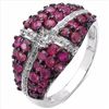 Image 2 : STERLING SILVER RUBY RING