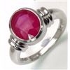 Image 1 : STERLING SILVER RUBY RING