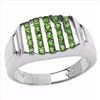 Image 1 : STERLING SILVER CHROME DIOPSIDE RING