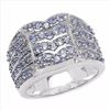 Image 1 : STERLING SILVER TANZANITE RING