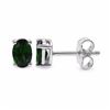 Image 2 : STERLING SILVER CHROME DIOPSIDE EARRING