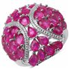 Image 1 : STERLING SILVER RUBY RING