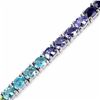 Image 3 : STERLIGN SIVLER MULTI STONE TENNIS BRACELET