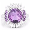 Image 3 : STERLING SILVER AFRICAN AMETHYST RING