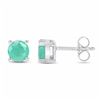 Image 2 : STERLING SILVER SAKOTA EMERALD EARRING