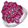Image 1 : STERLING SILVER THAI RUBY RING