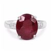 Image 3 : STERLING SILVER BURMAI RUBY RING