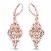 Image 1 : STERLING SILVER MORGANITE EARRING