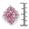 Image 3 : STERLING SILVER RHODOLITE RING