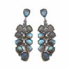 Image 1 : STERLING SILVER LABRADORITE CASCADE EARRING