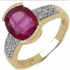 Image 1 : STERLING SILVER RUBY RING