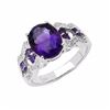 Image 1 : STERLING SILVER AFRICAN AMETHYST RING