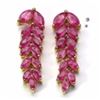 Image 1 : STERLING SILVER RUBY CASCADE EARRING