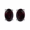 Image 1 : STERLING SILVER RHODOLITE EARRING