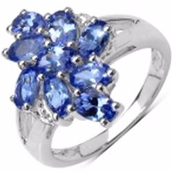 STERLING SILVER TANZANITE RIGN