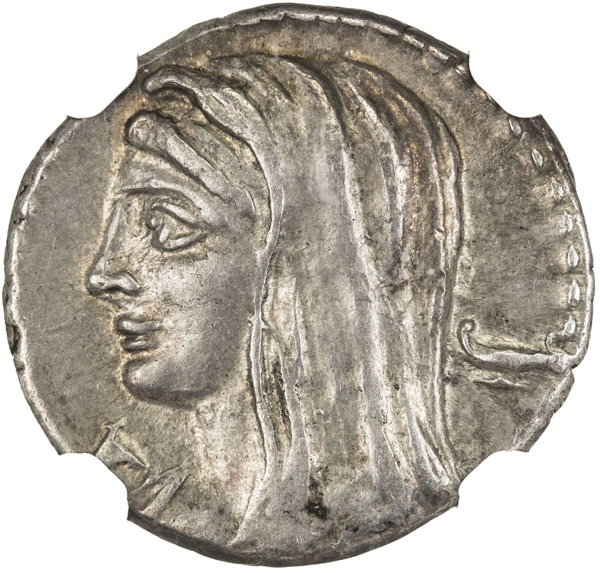 ROMAN REPUBLIC: L. Cassius Longinus, 63 (or 60) BC, AR denarius (3.96g ...