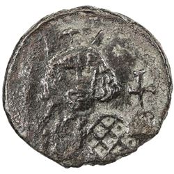 BYZANTINE EMPIRE: Theodosius III of Adramytium, 715-717, AE follis (4.76g), Syracuse, ND. VF
