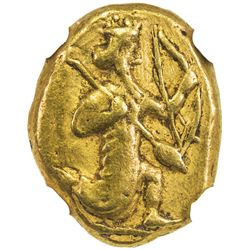 ACHAEMENID: Darios I to Xerxes II, circa 485-420 BC, AV daric, Sardes mint. NGC VF