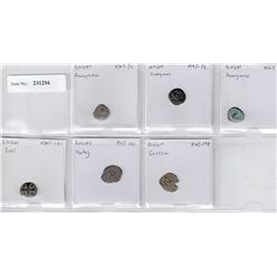 AXUM: LOT of 6 copper coins