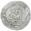 Image 2 : ARAB-SASANIAN: 'Abd al-Rahman b. Muhammad, 700-703, AR drachm (3.74g), SK (Sijistan), ND. EF