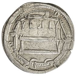 ABBASID: al-Rashid, 786-809, AR dirham (2.76g), Ma'din Bajunays, AH193. VF