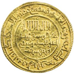 ALMORAVID: 'Ali, 1106-1142, AV dinar (4.14g), Aghmat, AH512. VF