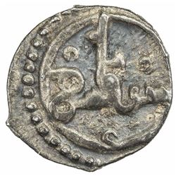 ALMORAVID: Tashufin b. 'Ali, 1142-1145, AR 1/8 qirat (0.12g), NM, ND. EF